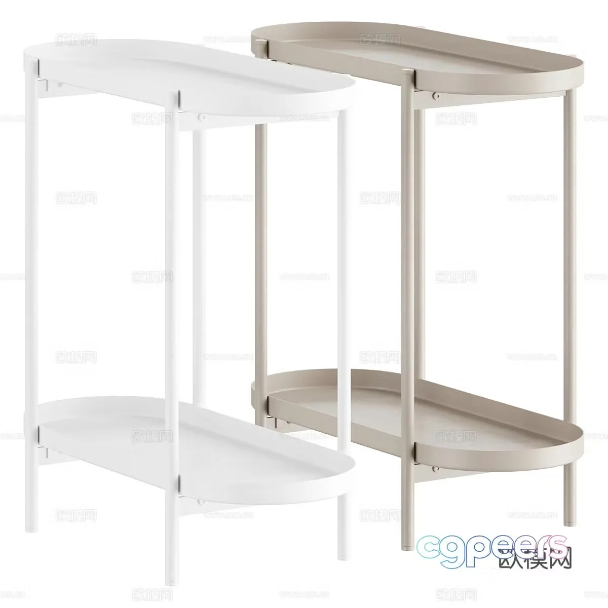 3D model of rack edge