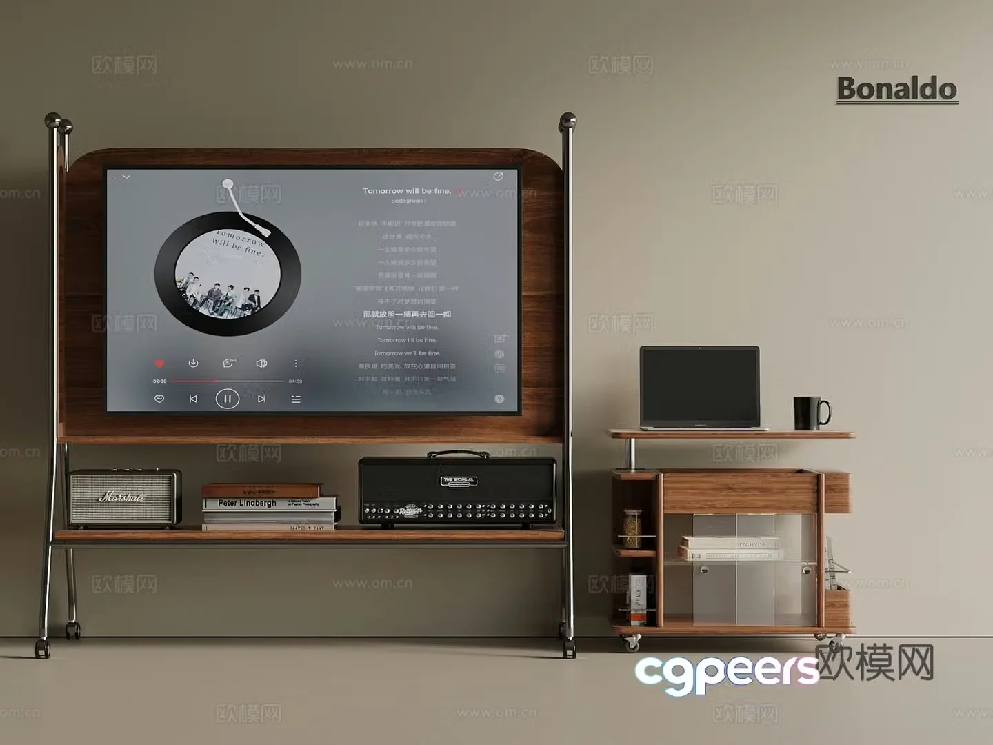 TV cabinet TV mobile TV floor-standing TV TV stand laser TV 3d model