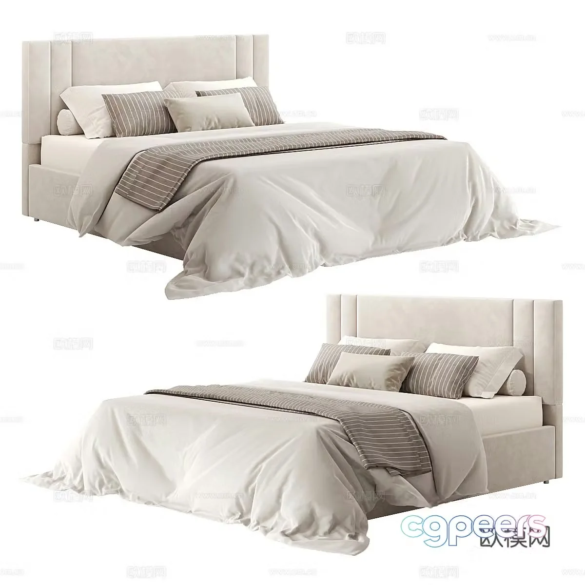 Myrtle bed 3d model