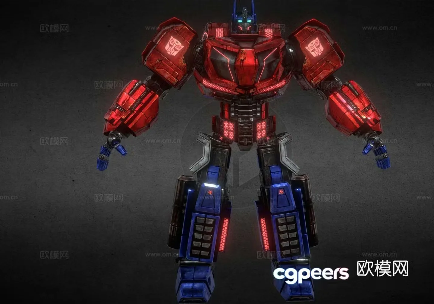 Toys Toy Robot Transformers Optimus Prime Mecha Warrior 3D Model
