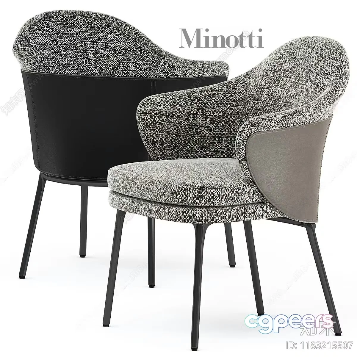 Modern Fabric Chair 3D Model – 14987 – VRAY Render