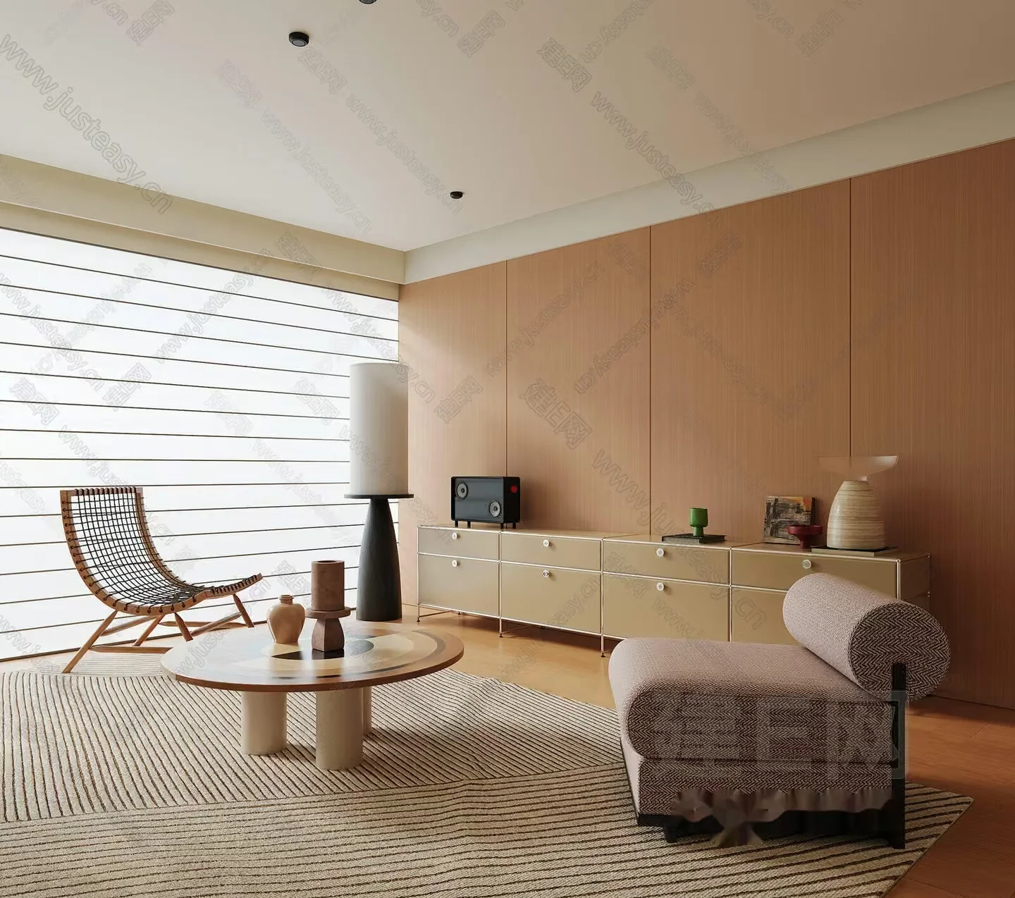 Modern Living Room 3D Model – 9947 – CORONA Render