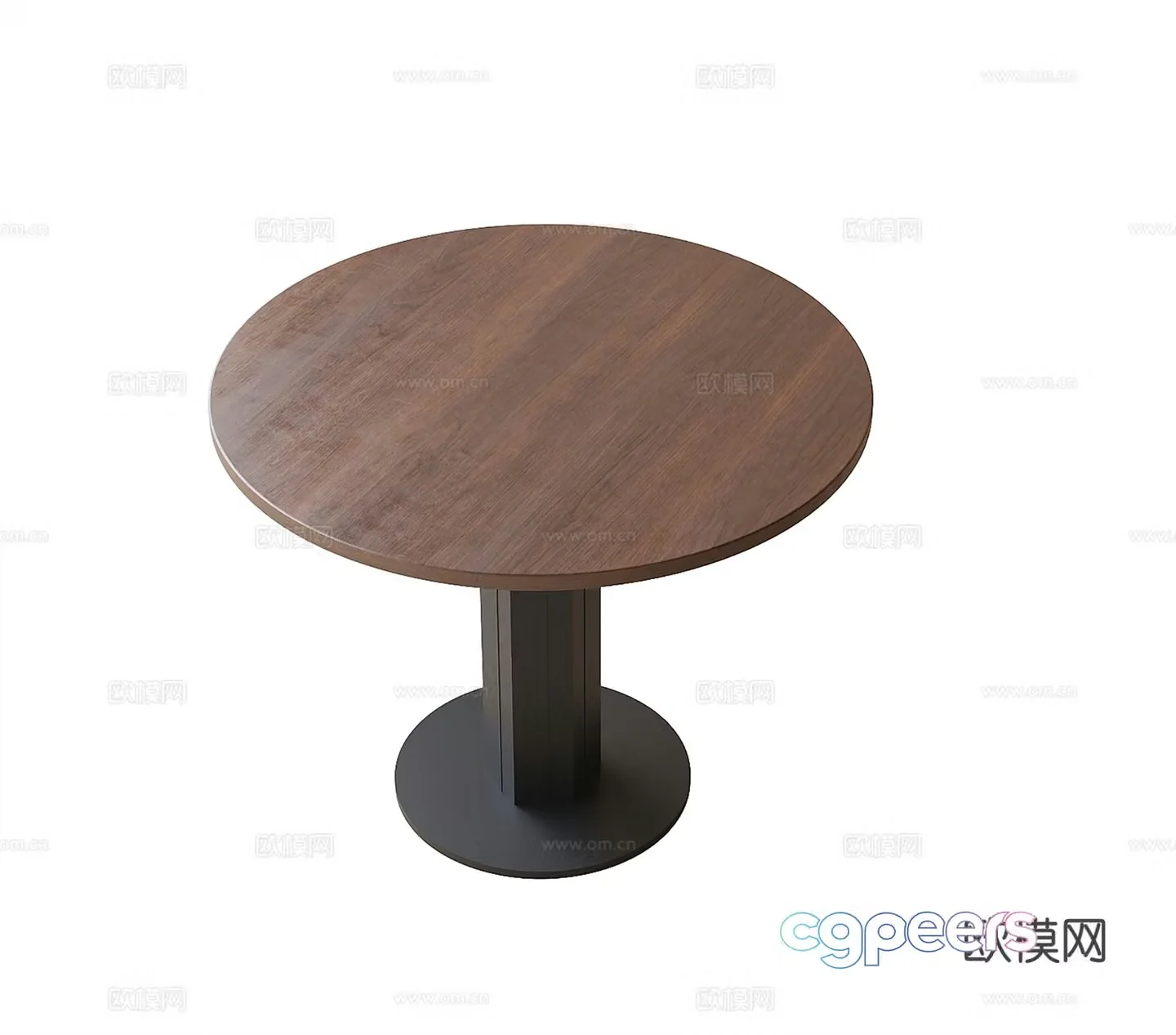 Modern coffee table small round table round dining table 3d model