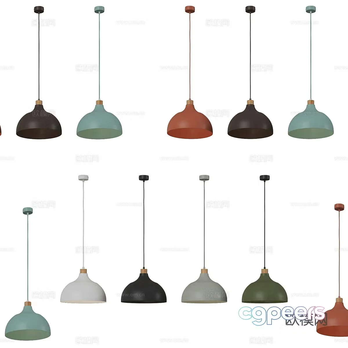 Nordic simple chandeliers chandeliers simple chandeliers dining chandeliers living room chandeliers lamps 3D model