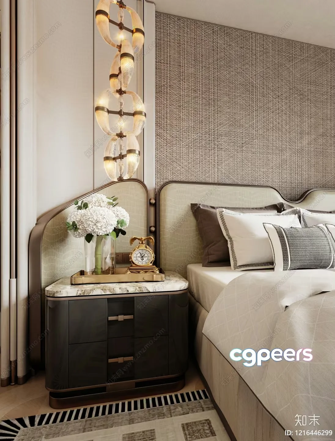 Cozy Bedroom 3D Model – 14172 – VRAY Render