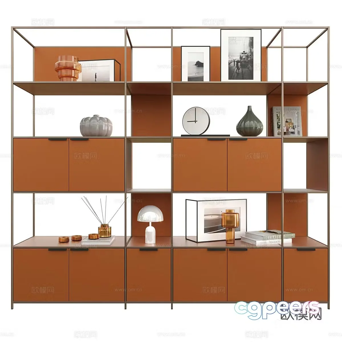 Modern decorative cabinet 3d model