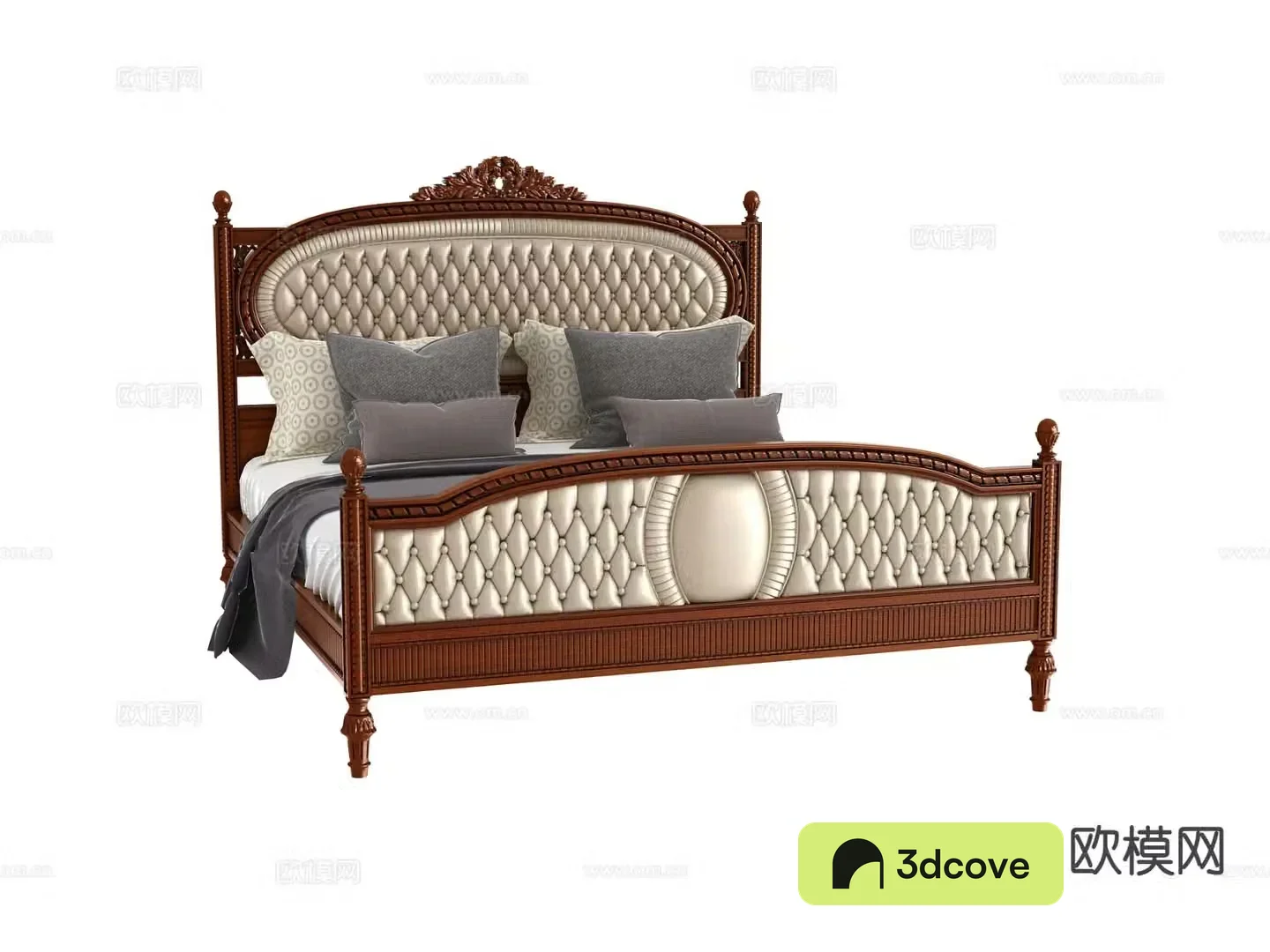 European double bed