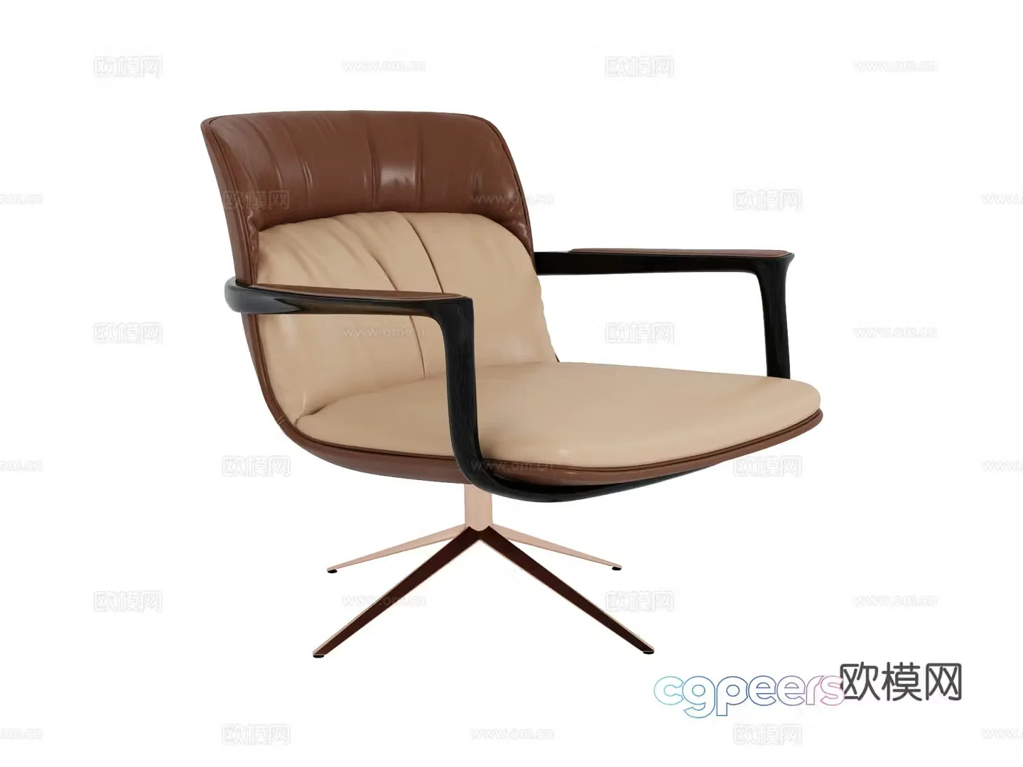 visionnaire italian armchair 3d model