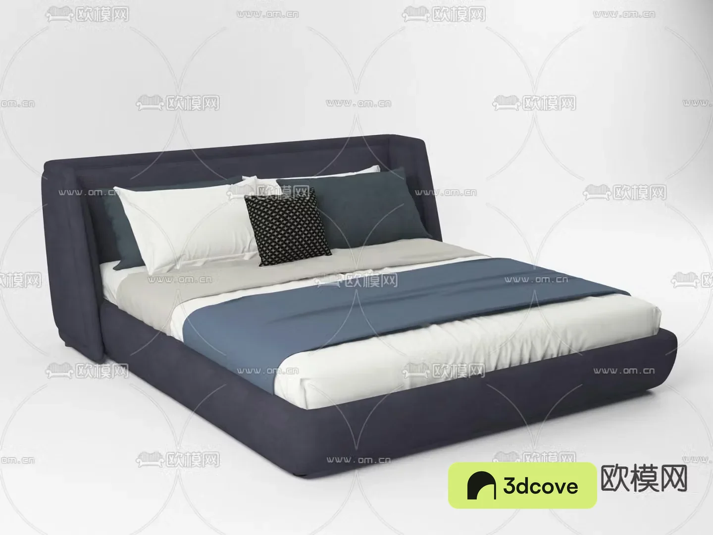 Modern double bed