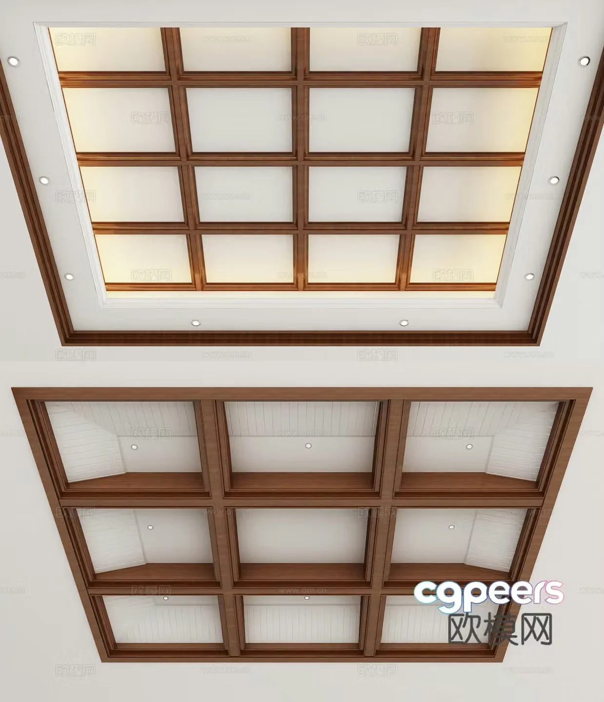 American ceiling 3D model