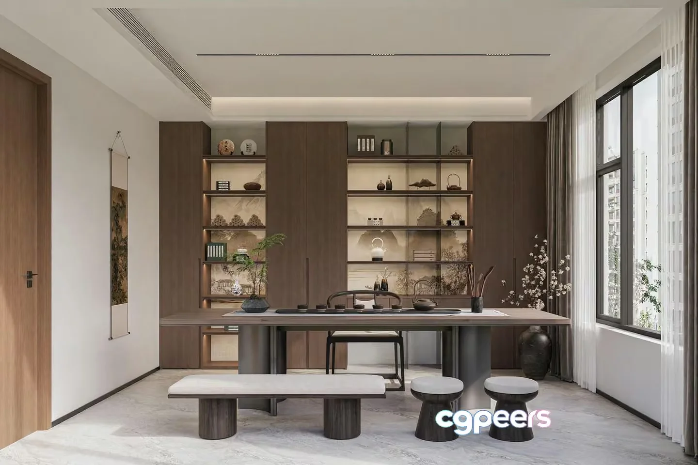 Modern Dining Room 3D Model – 15625 – VRAY Render