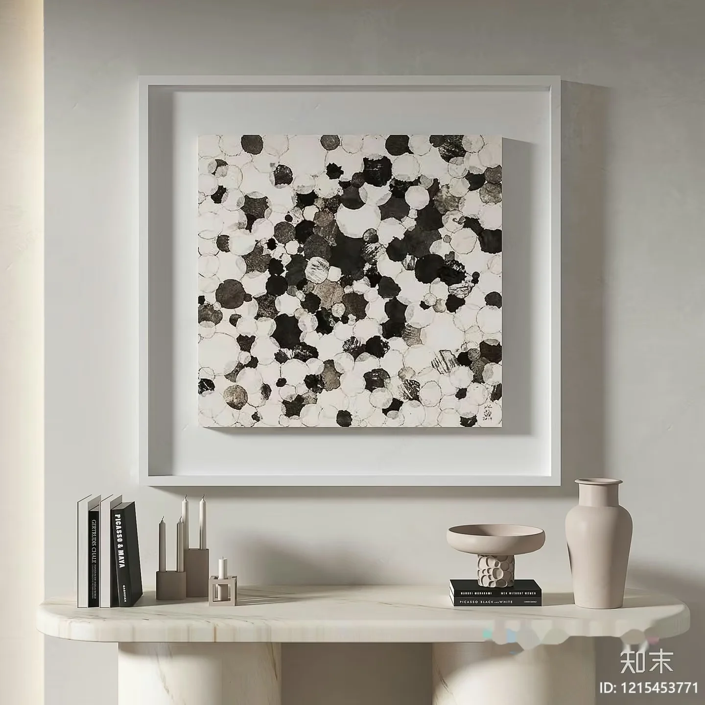 Modern Art Piece 3D Model – 17481 – VRAY Render