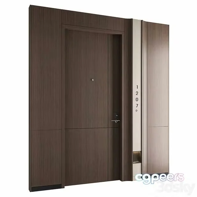 3ds Max Free – Modern Hotel Door 010
