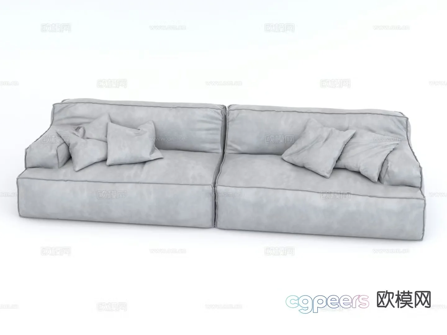 Modern love sofa 3d model