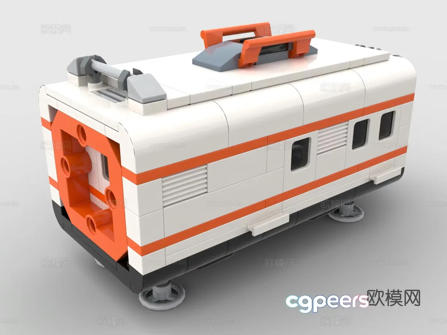 LEGO LEGO toys building blocks future cargo box sci-fi cargo box 3d model