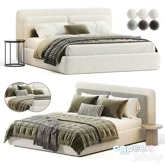 3ds Max Free – Savona Bed By Comocasa