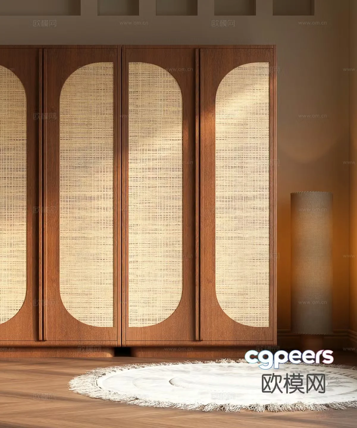 Modern medieval wardrobe wardrobe finished wardrobe 3d model