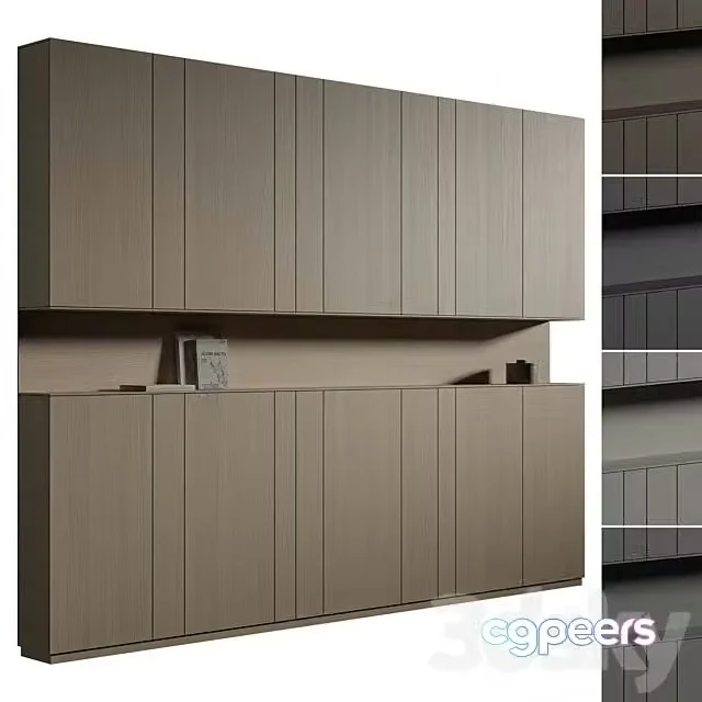 3ds Max Free – Bookshelf and Decor Rack Closet