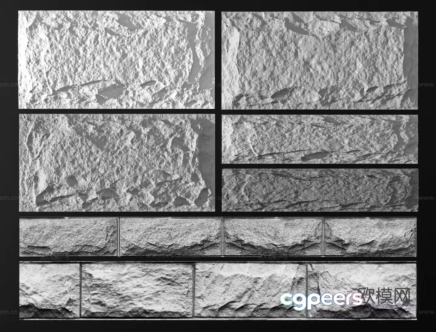 Modern mushroom stone axe chop stone axe chop stone natural stone wool stone wall cultural stone 3D model