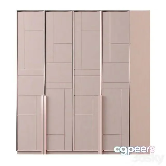 3ds Max Free – Wardrobe pink beas