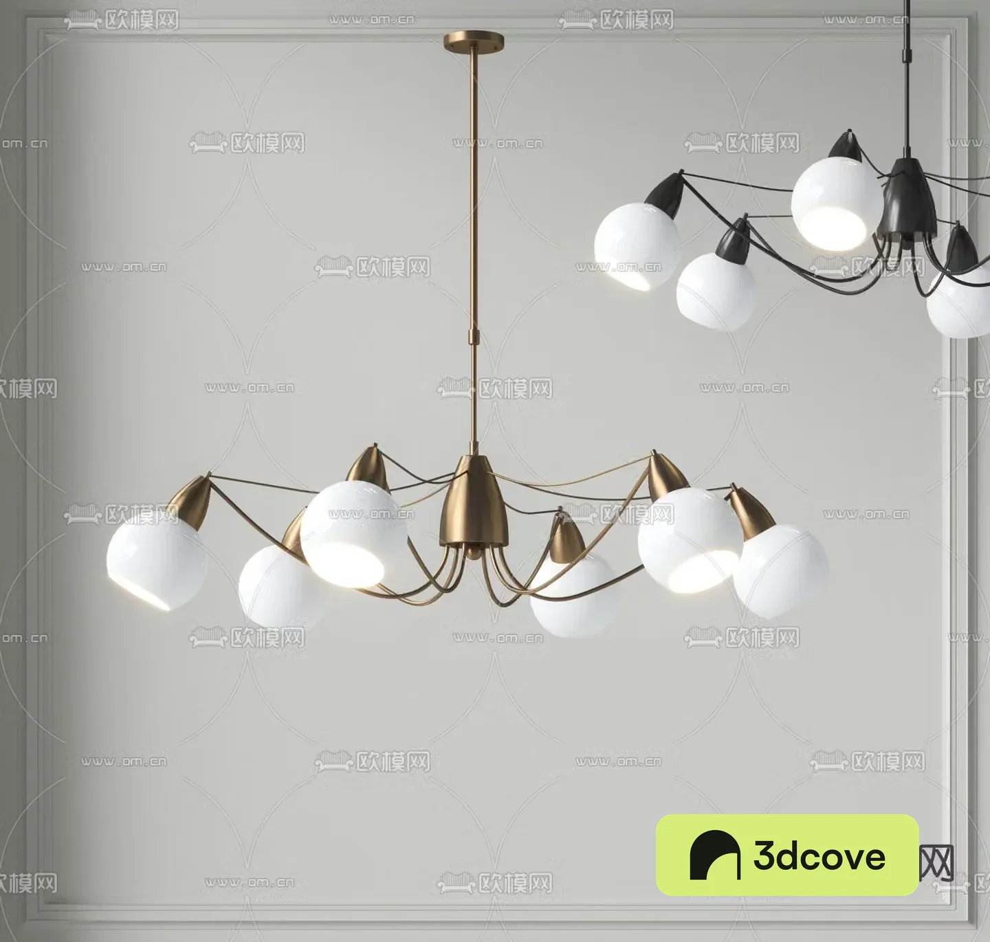Light luxury chandelier hall chandelier