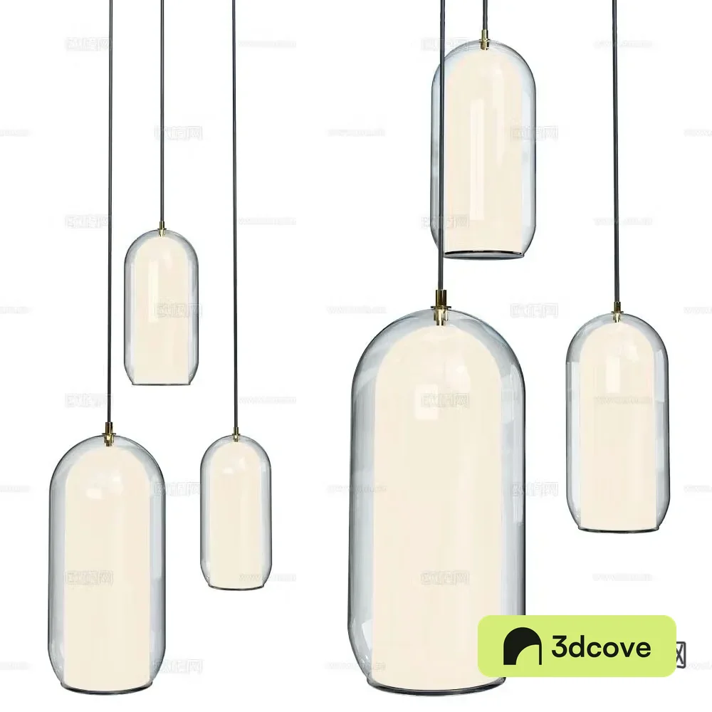Cangini Tucci glass chandelier