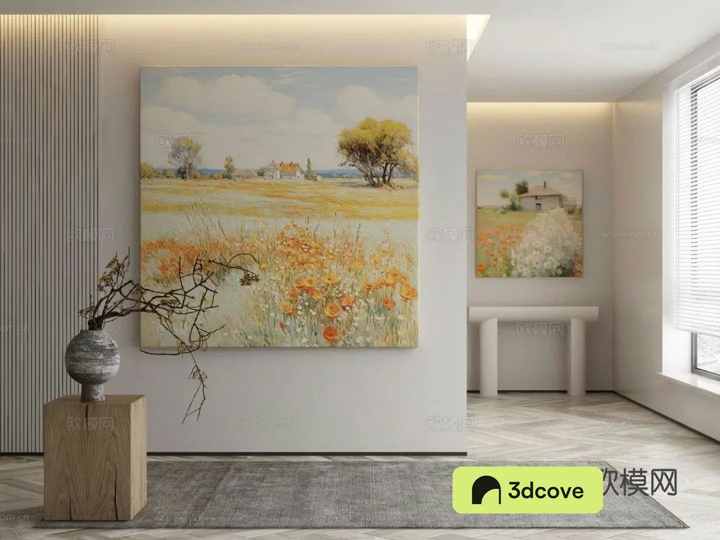 Modern landscape painting decorative painting