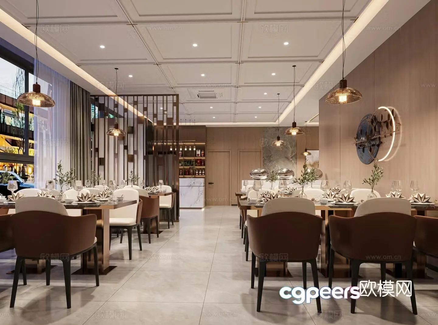 Restaurant 3d model