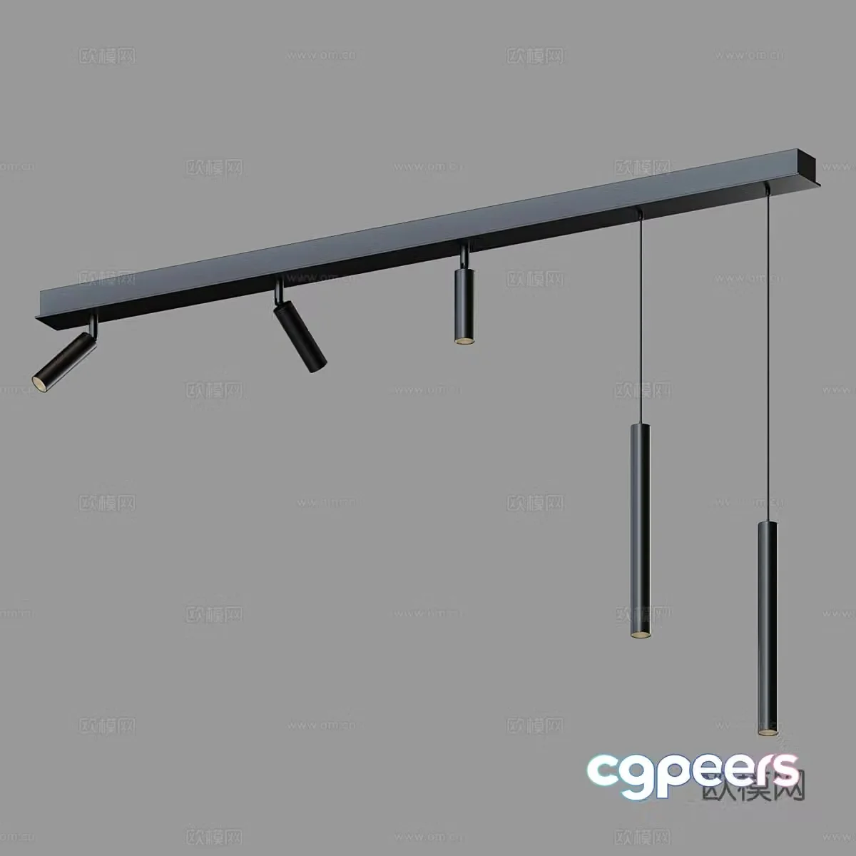 Modern simple downlight spotlight exhibition downlight exhibition spotlight 3d model