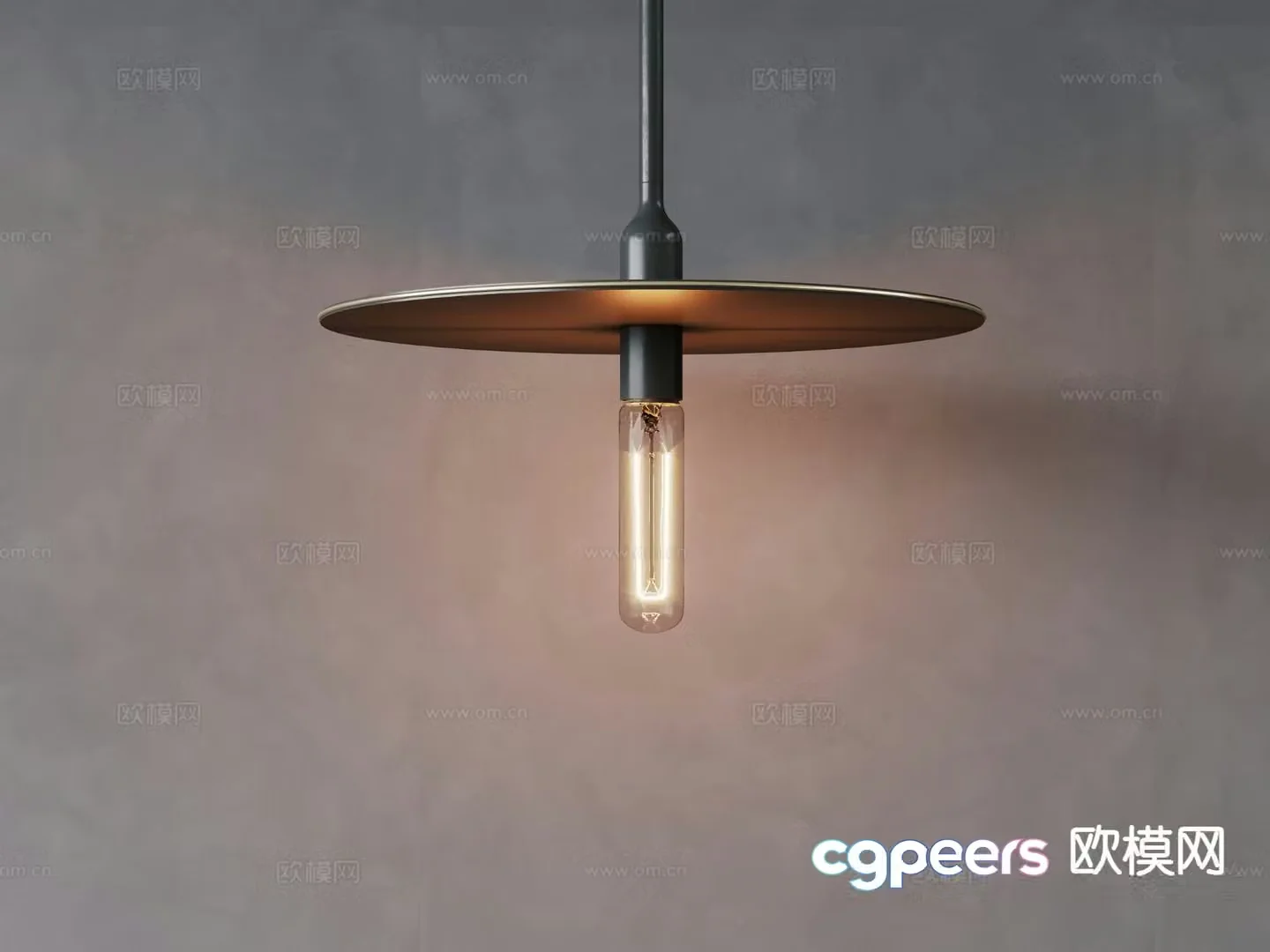 Modern Art Chandelier 3d Model