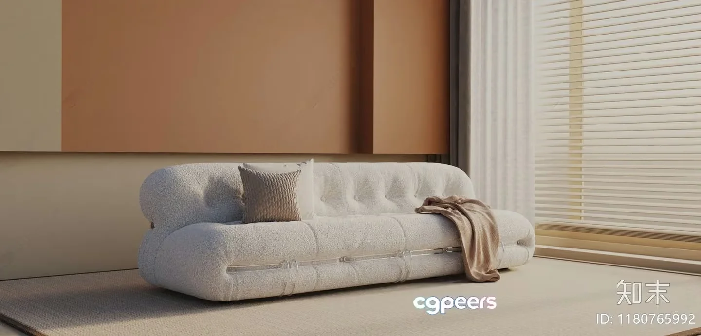 Modern Living Room 3D Model – 2165 – VRAY Render