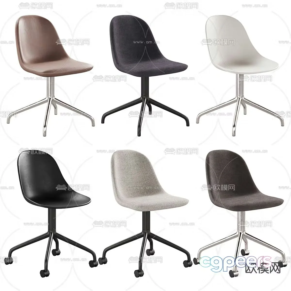 Office chair staff chair 3d model