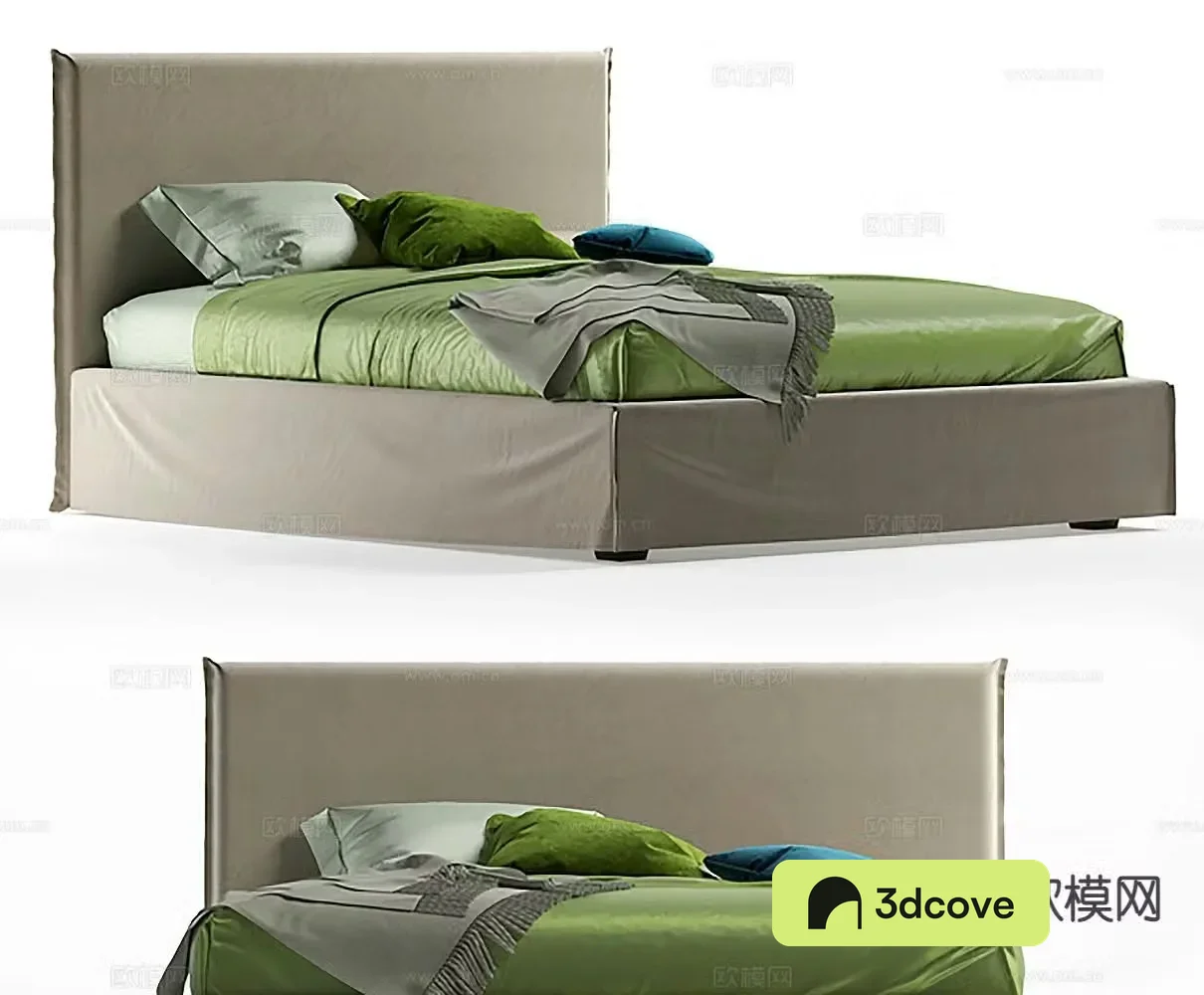 Modern double bed