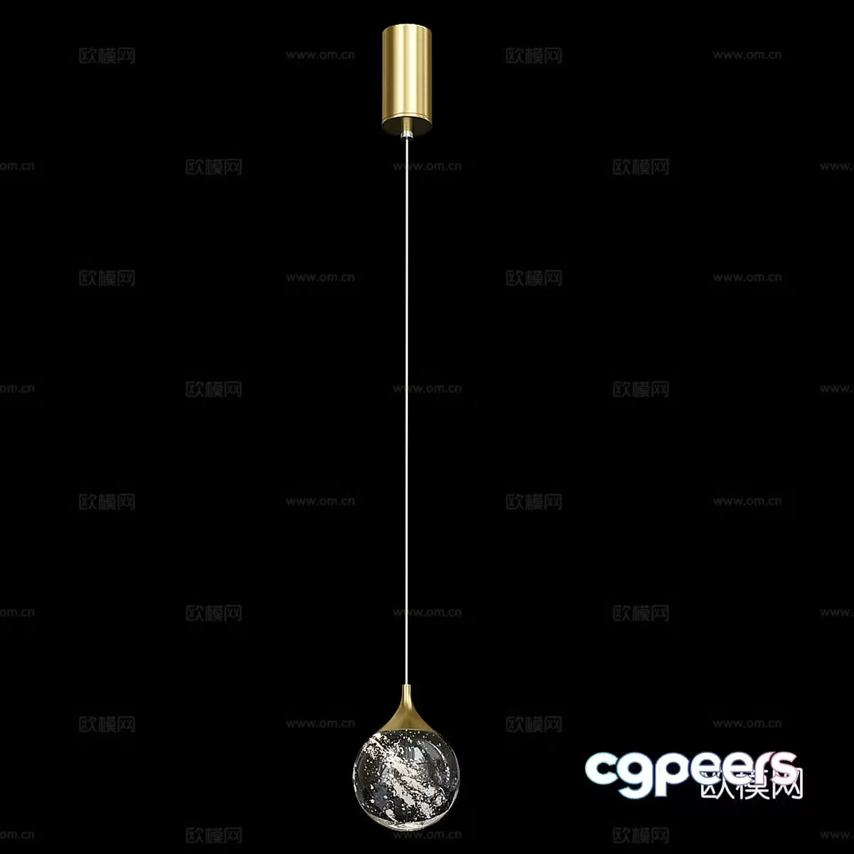 Modern simple light luxury chandeliers chandeliers simple chandeliers restaurant chandeliers lamp 3d model