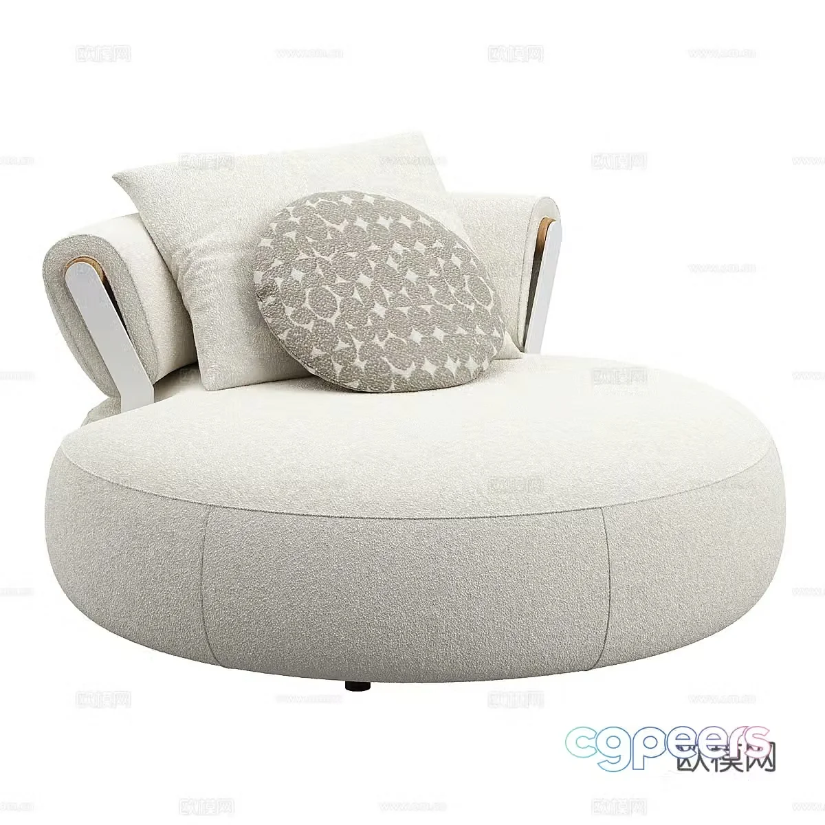 Modern Italian Vincent Open casual sofa 3d model