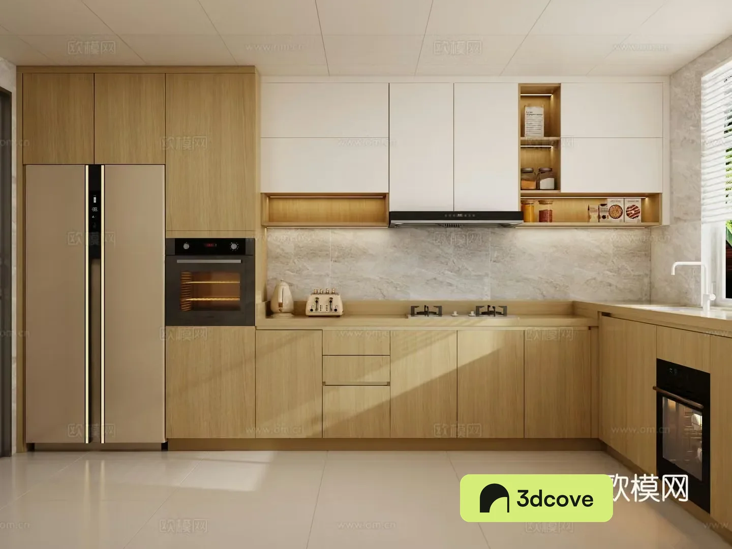 Log style kitchen