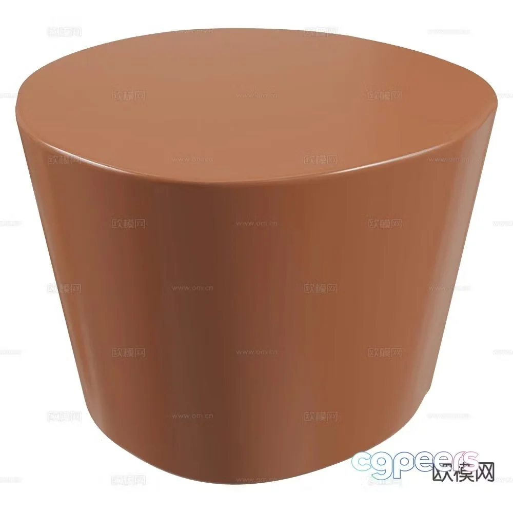 BAXTER round table side table angle table 3D model