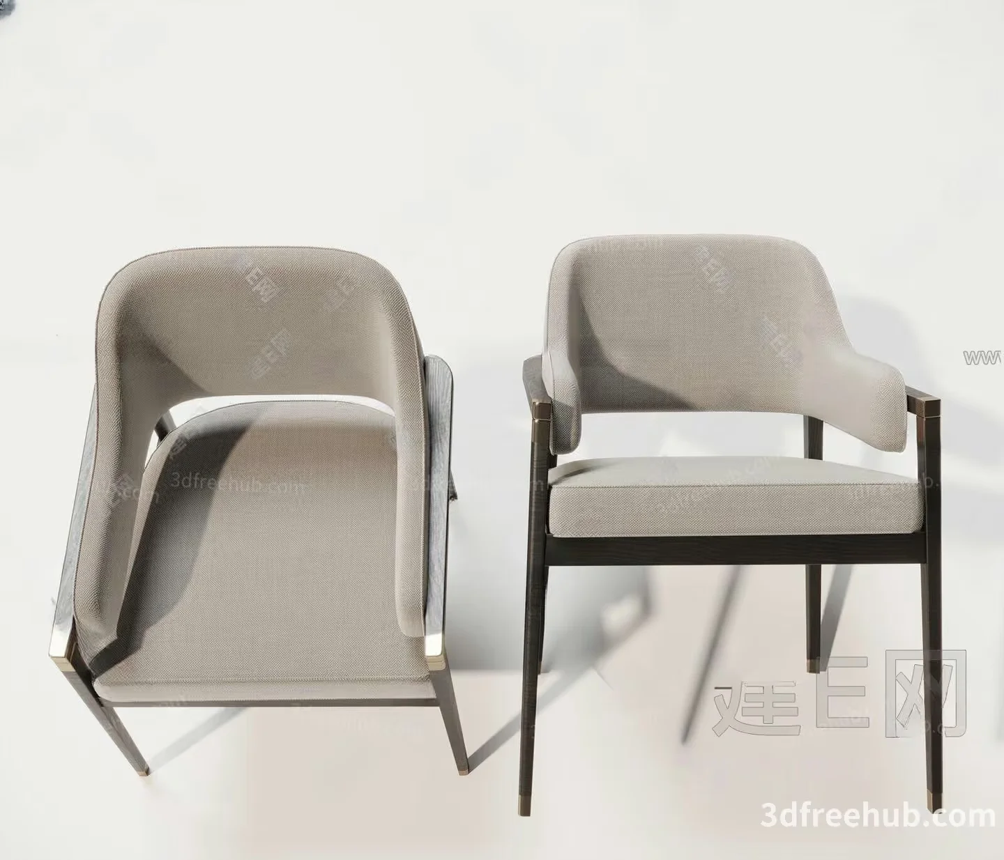 Modern Armchair 3D Model – 19384 – VRAY Render