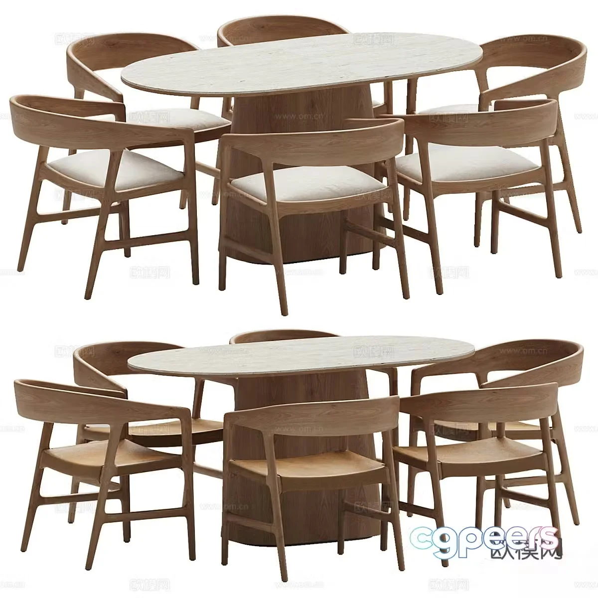 Dining chair 3d model