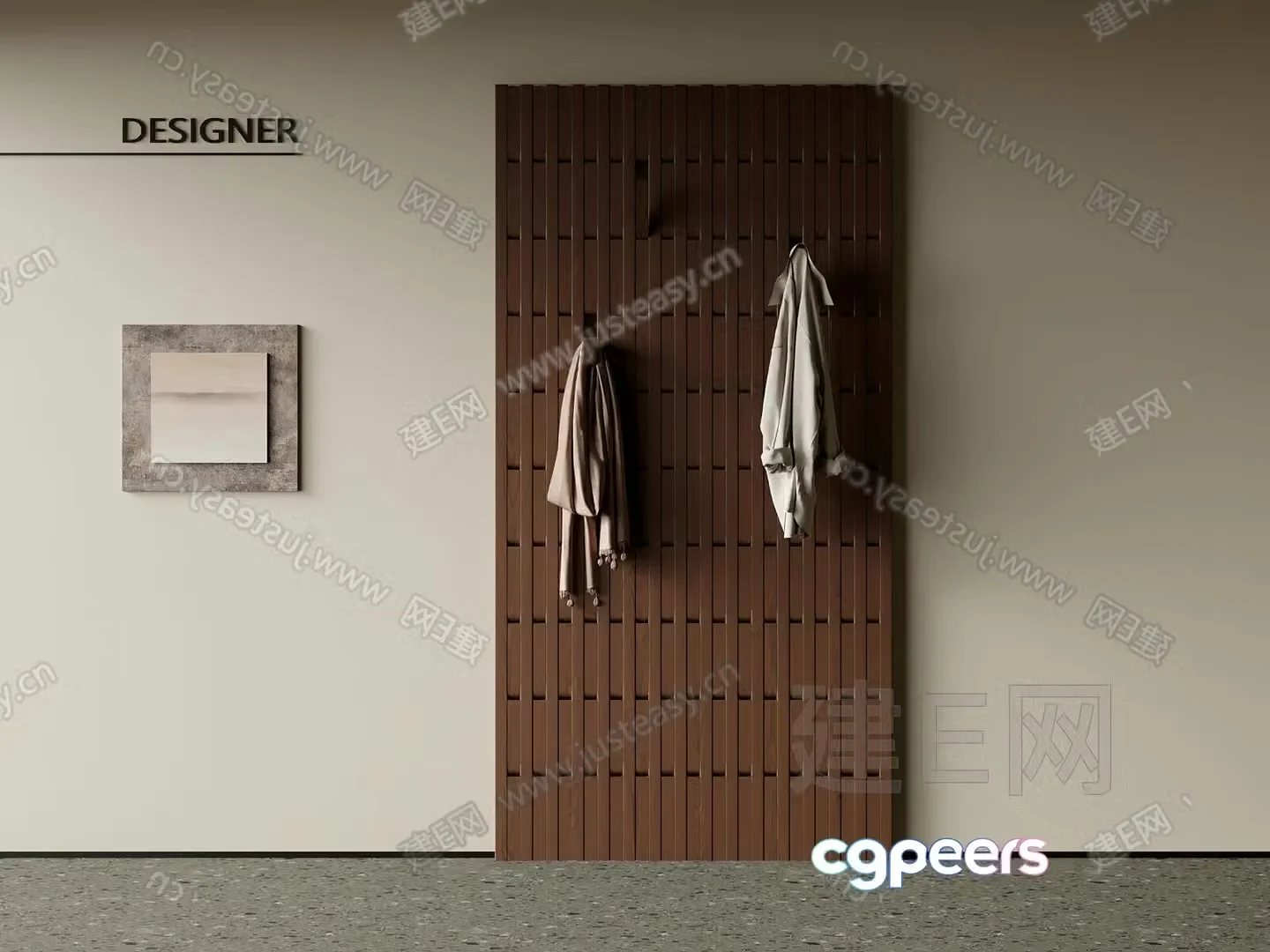 Modern Minimalist Room 3D Model – 4271 – VRAY Render
