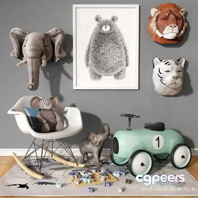 3ds Max Free – Children set 03