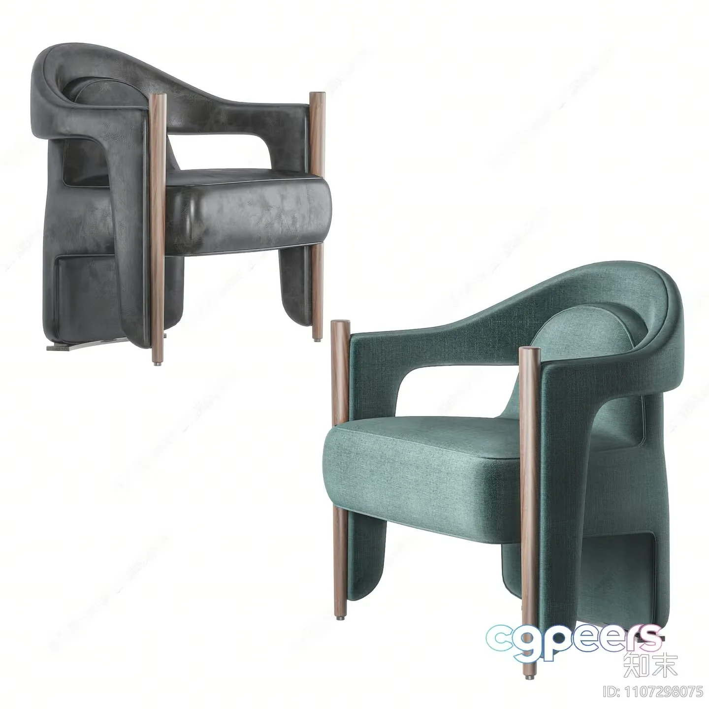 Modern Leather Chair 3D Model – 15994 – VRAY Render