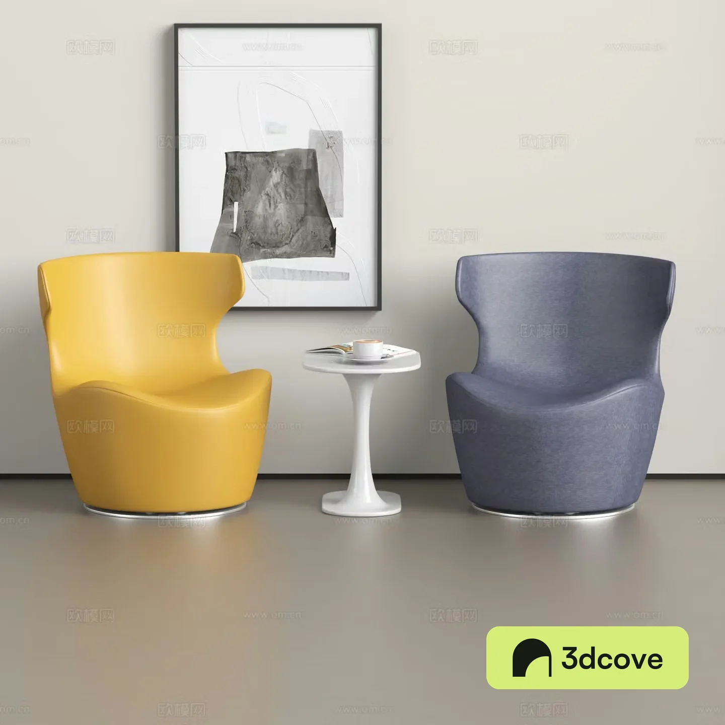 Modern sofa chair casual table and chair coffee table and chair