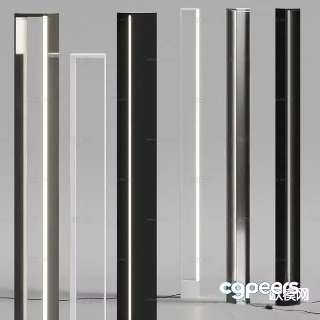 Modern art lamp floor lamp 3d model