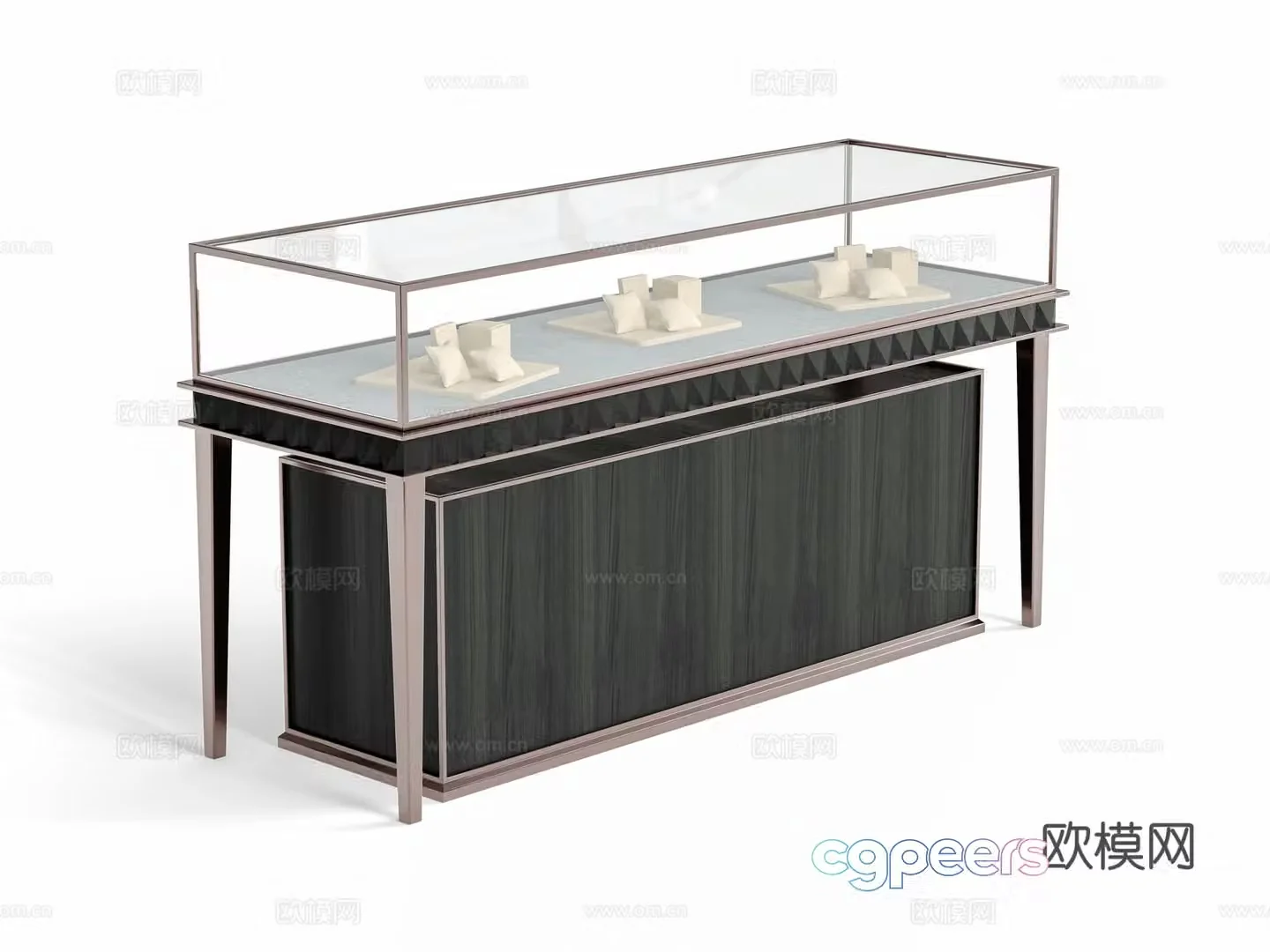 Jewelry counter Jewelry display cabinet Jewelry props 3D model