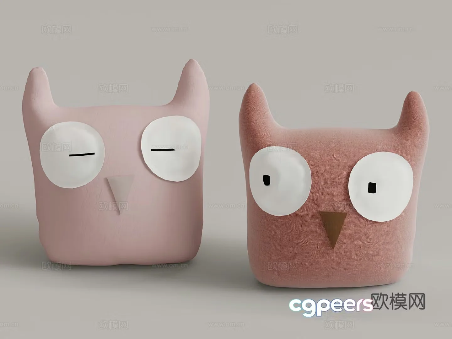 Pillow Modern cartoon pillow 3d model