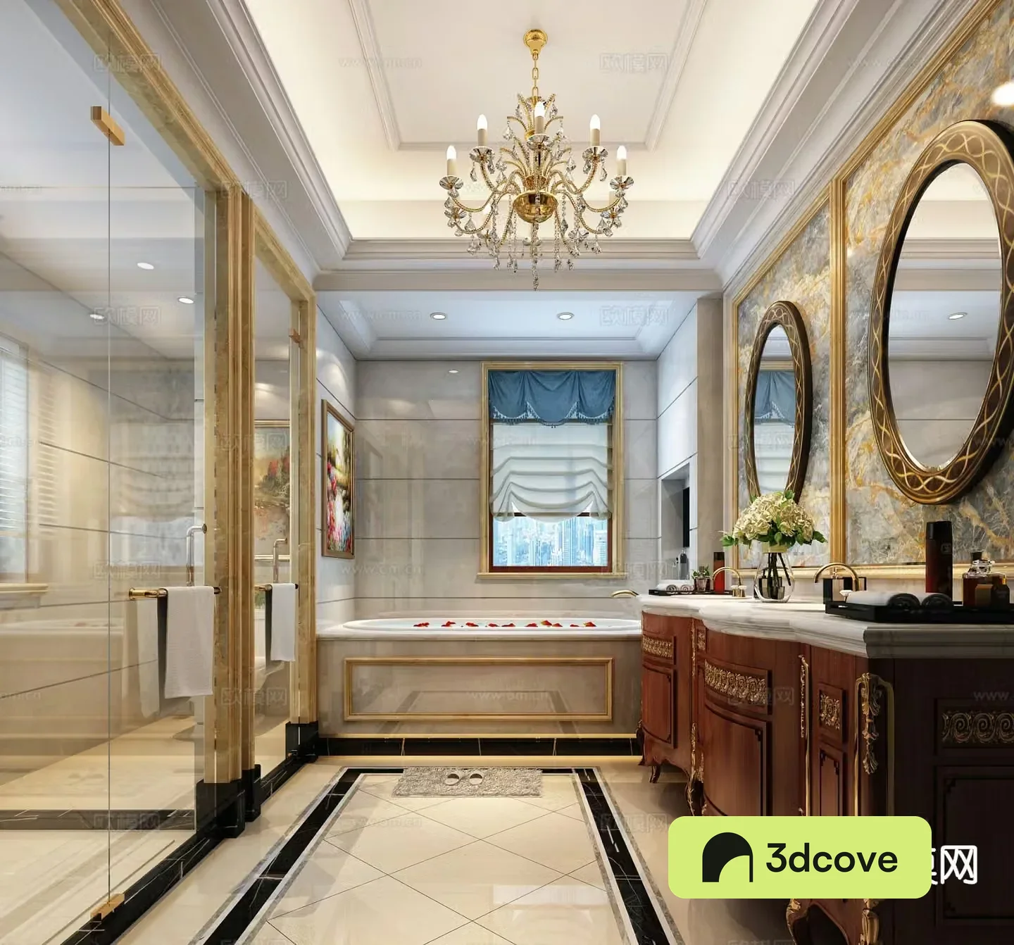European style bathroom