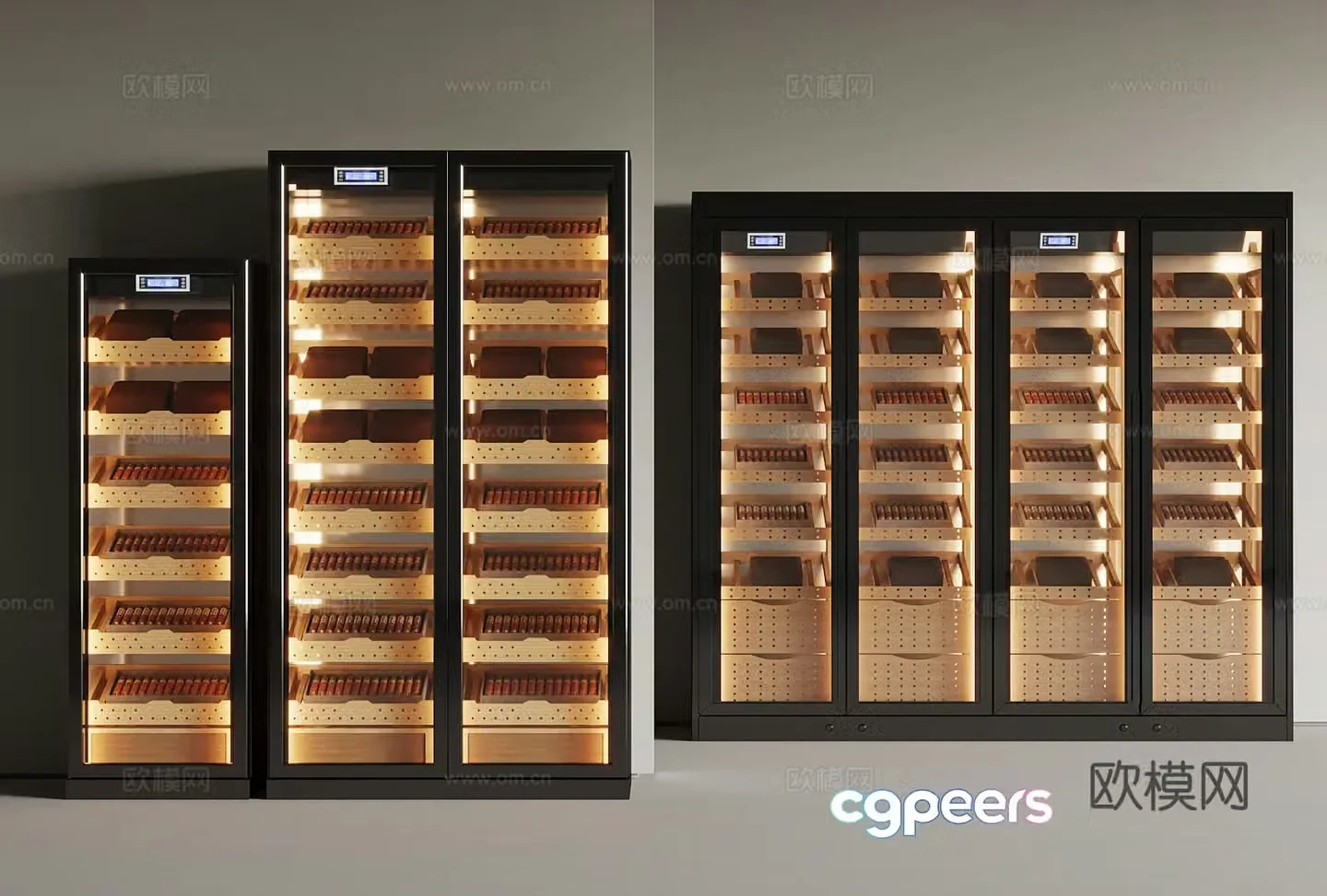 Cigar Refrigerator 3D Model