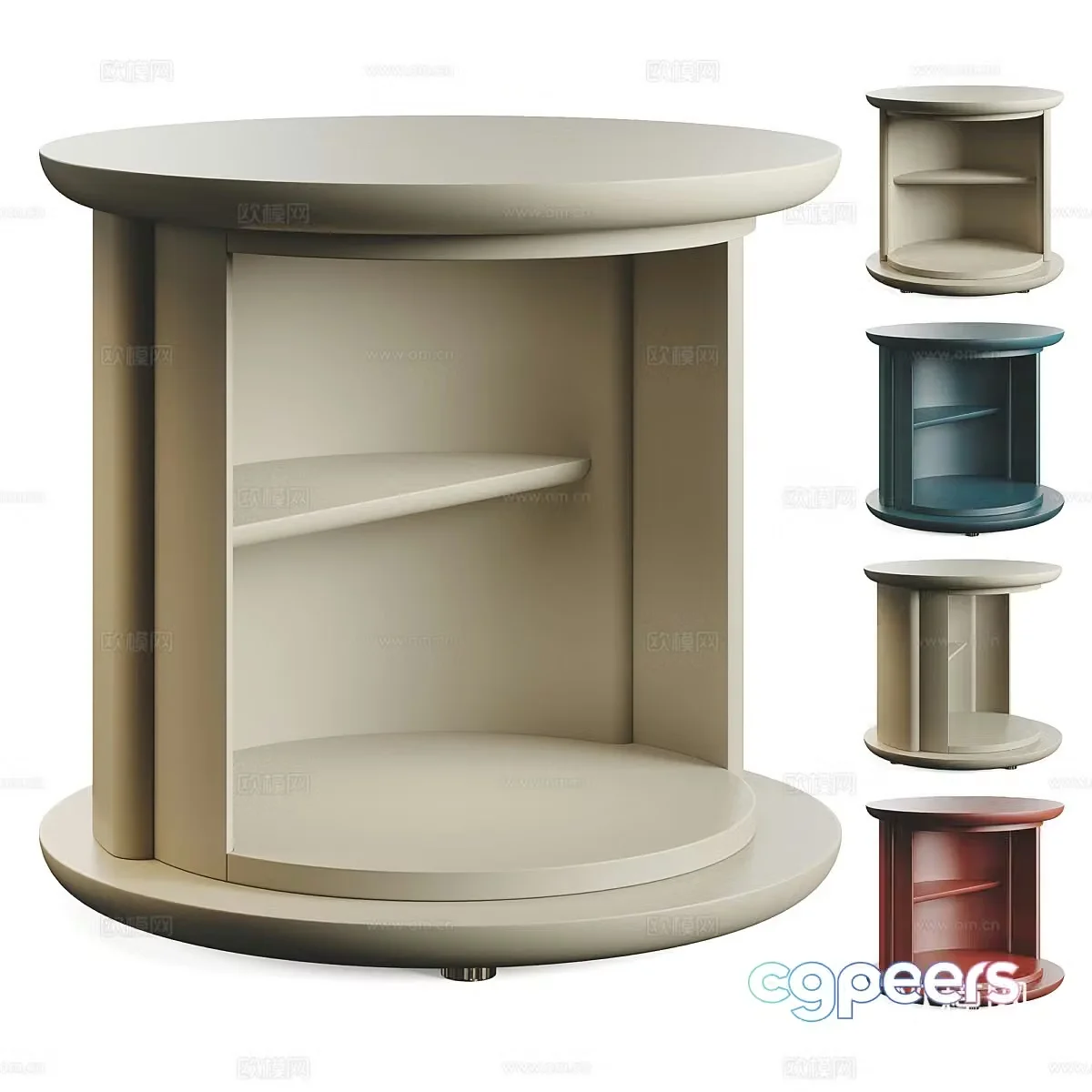 bedside table 3d model