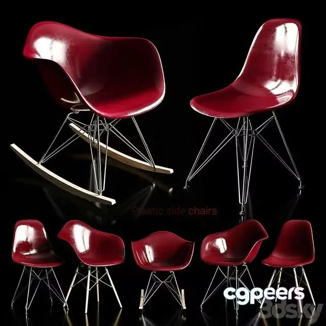 3ds Max Free – Chairs eames